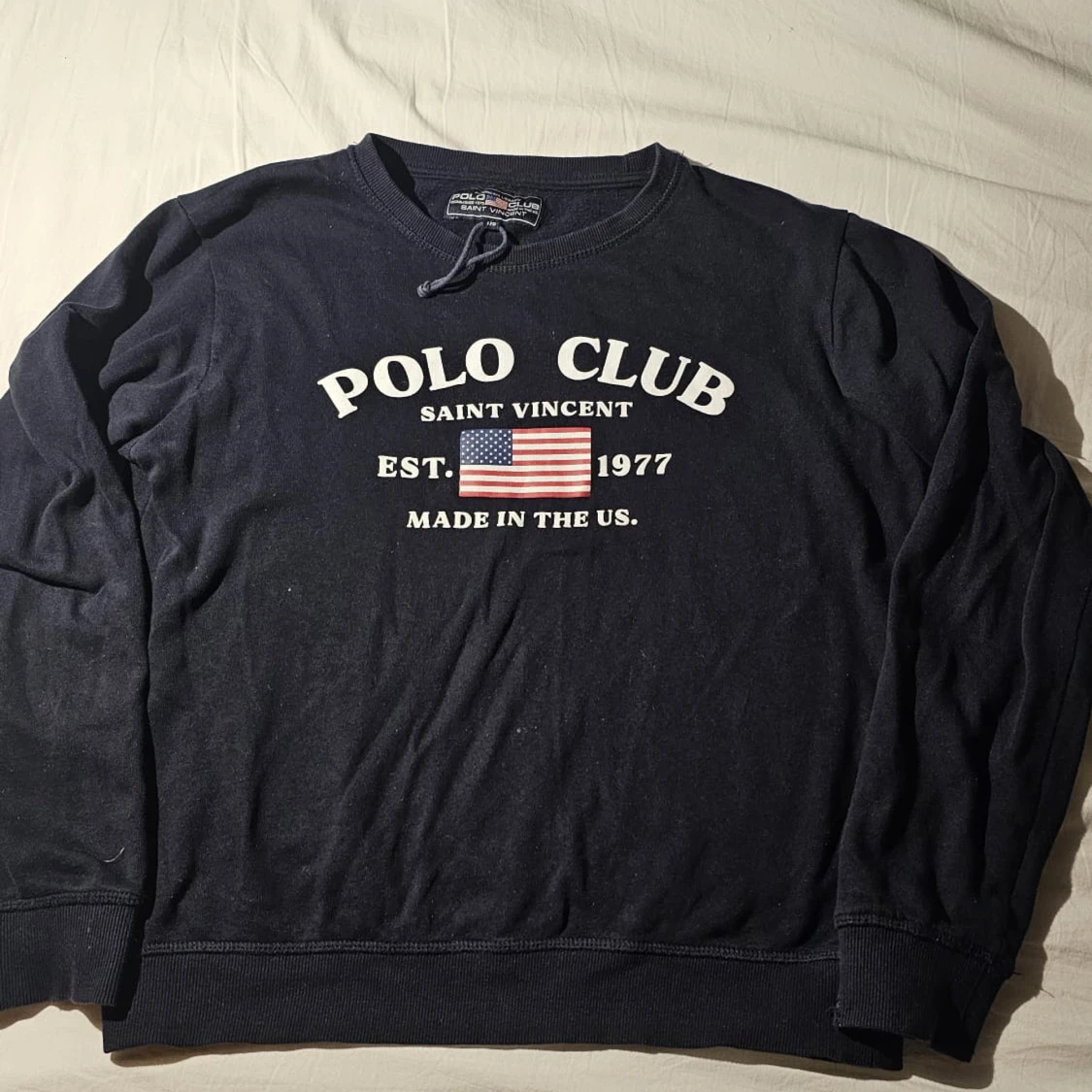 Svart långärmad tröja Polo Club - 1