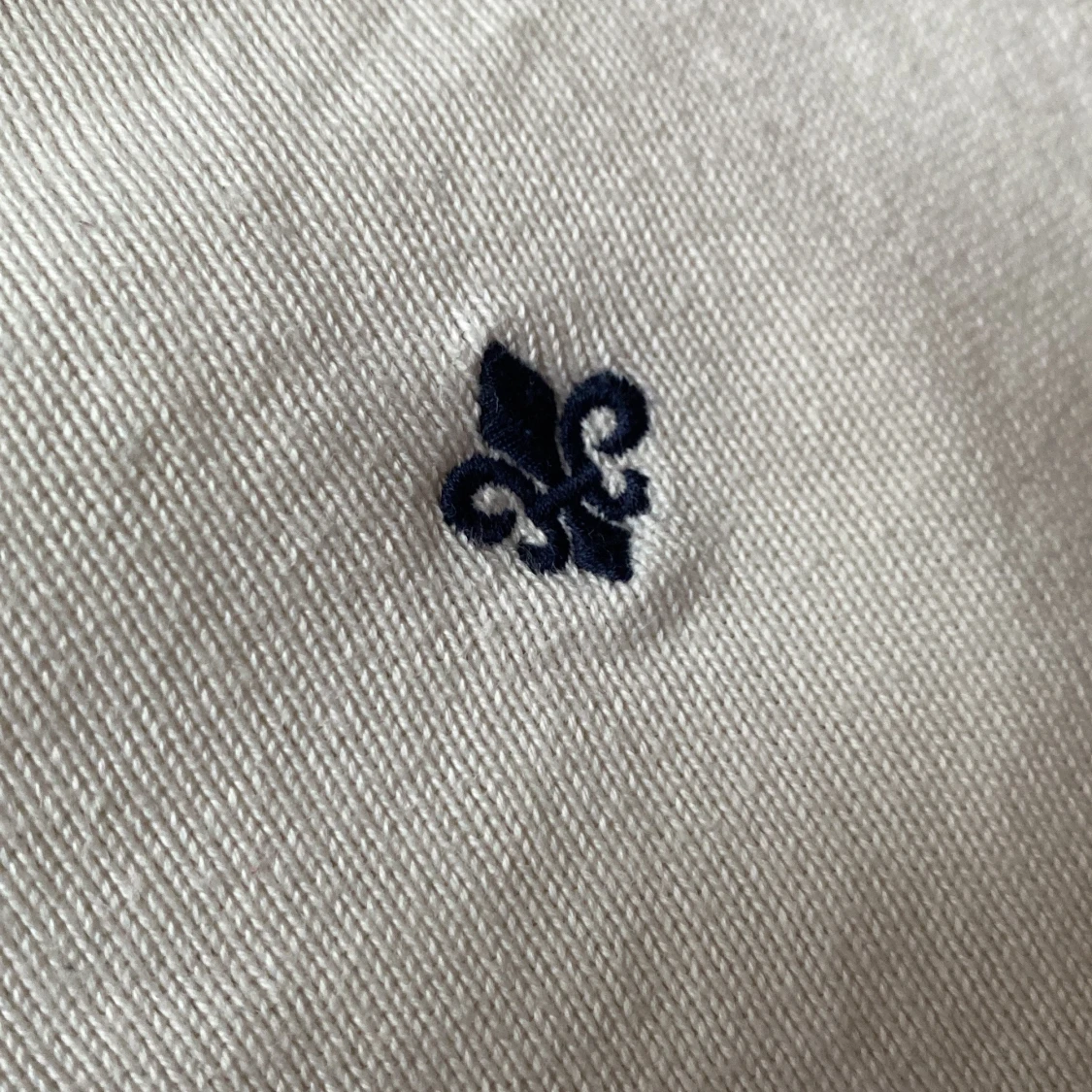 Vit stickad tröja från Morris - 3