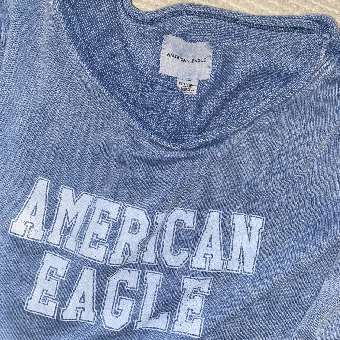Blå sweatshirt från American Eagle - 1