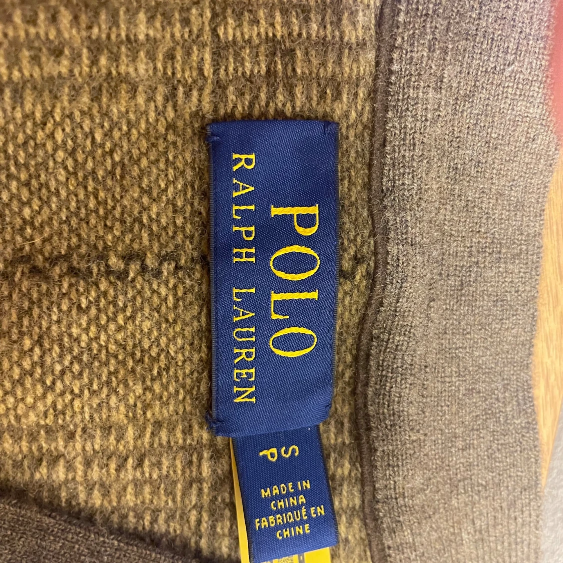 Brun rutig kofta från Polo Ralph Lauren - 1