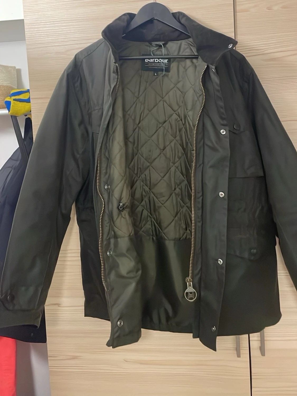 Barbour sapper Waxed Str:L - 1