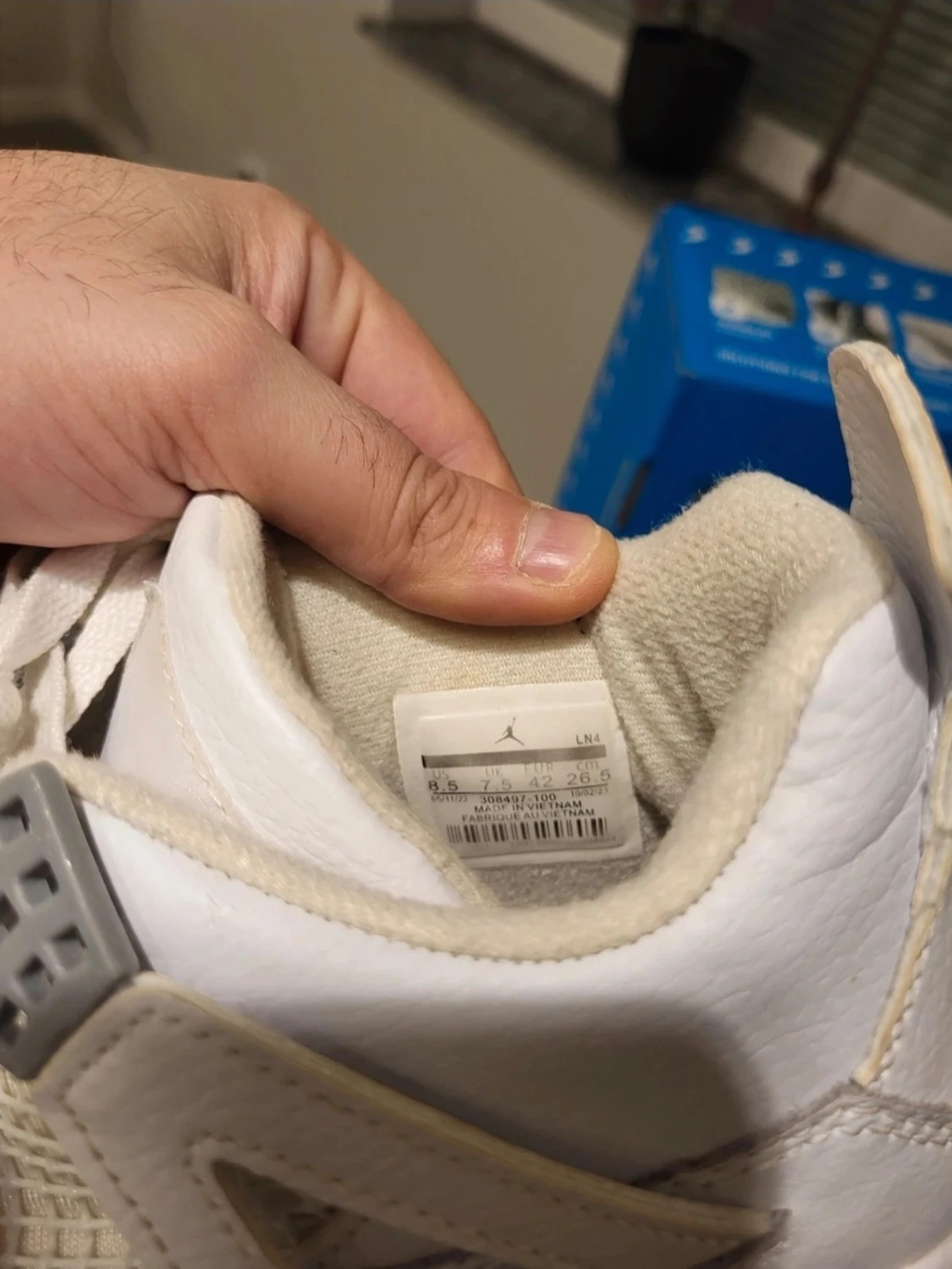 Nike Air Jordan 4 vita sneakers 42 - 4