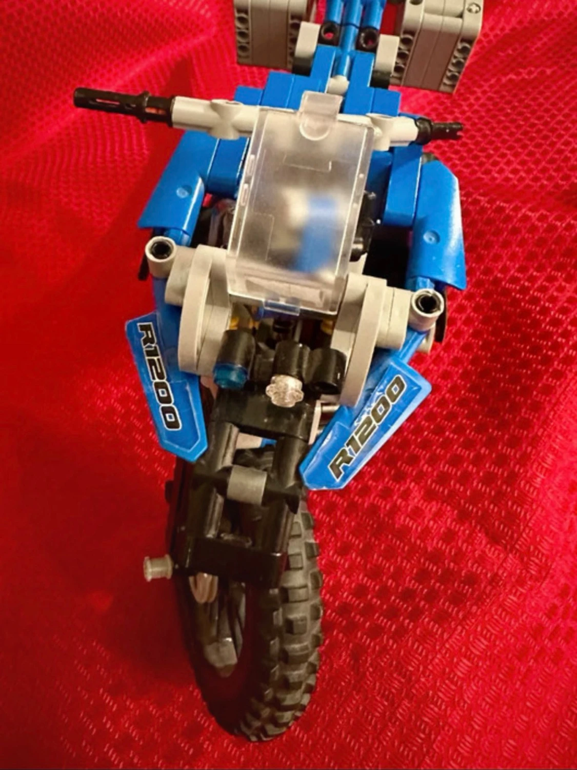 Blå BMW R1200 LEGO Technic motorcykel - 1
