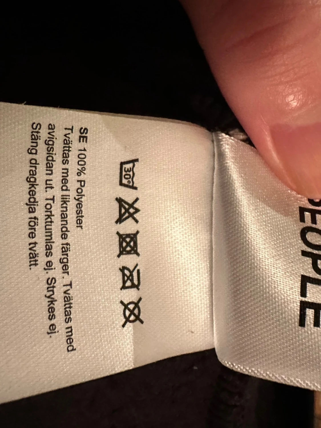 Svart teddyjacka från Lager 157, M - 4