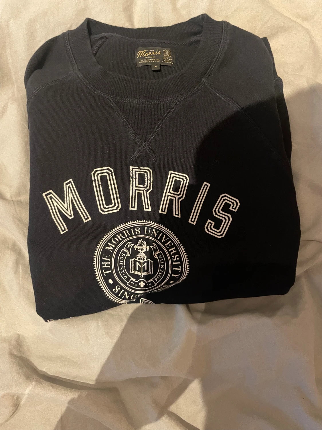 Mörkblå  Morris University sweatshirt S - 2