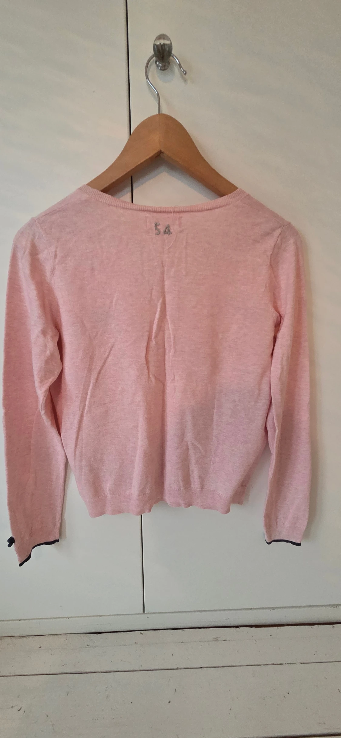 Rosa v-ringad tröja Odd Molly - 1