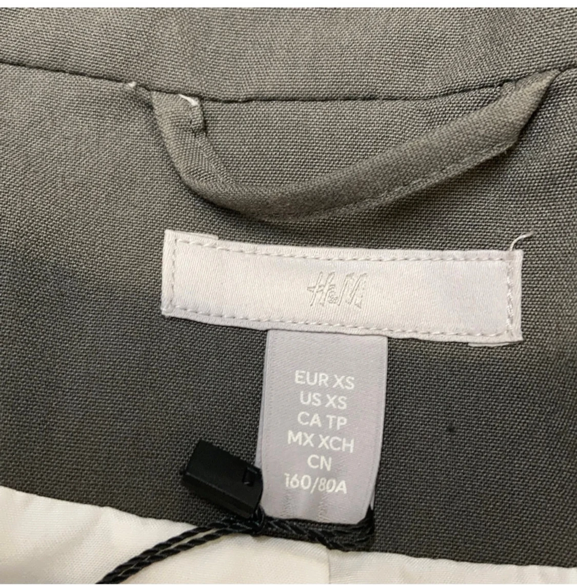Grå kavaj från H&M, XS - 2