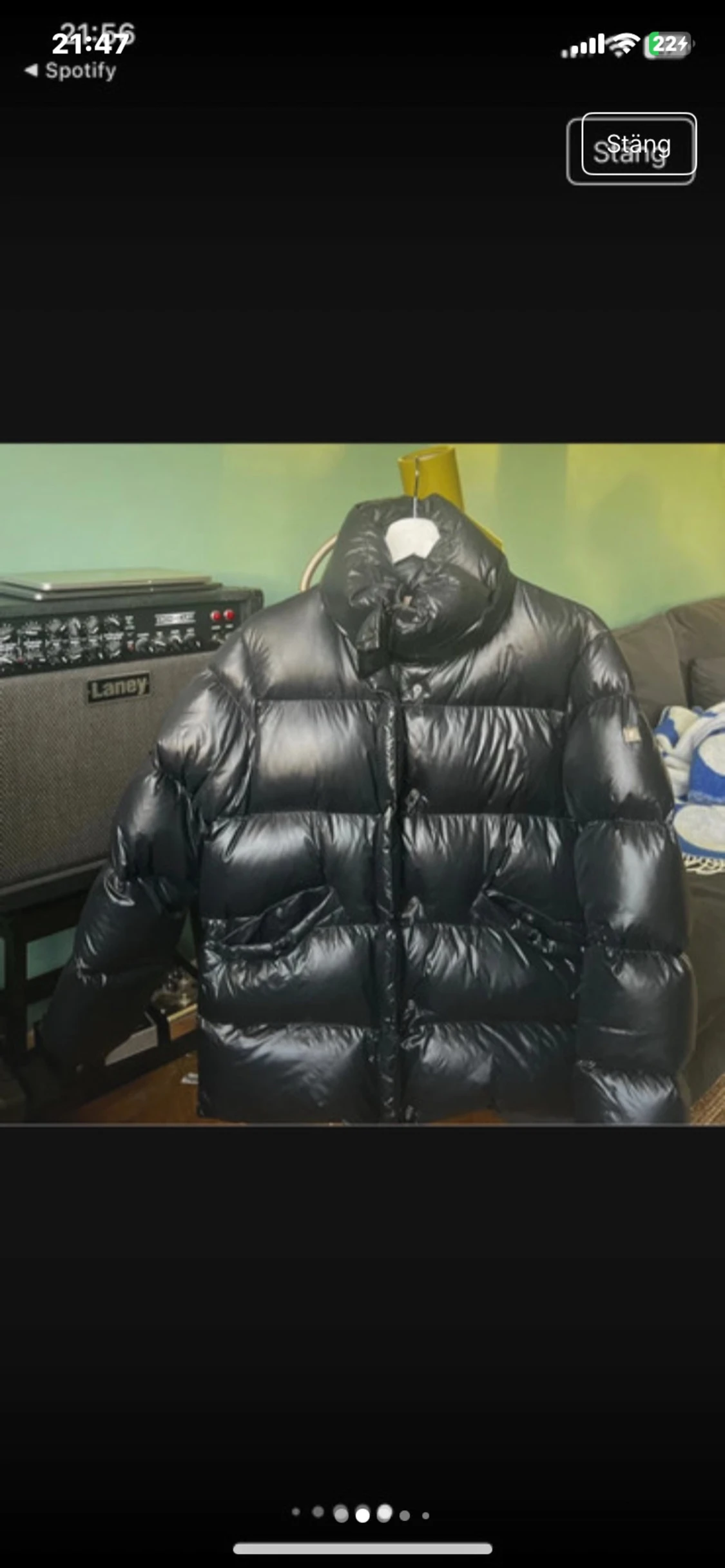 Svart pufferjacka Peak Performance - 1