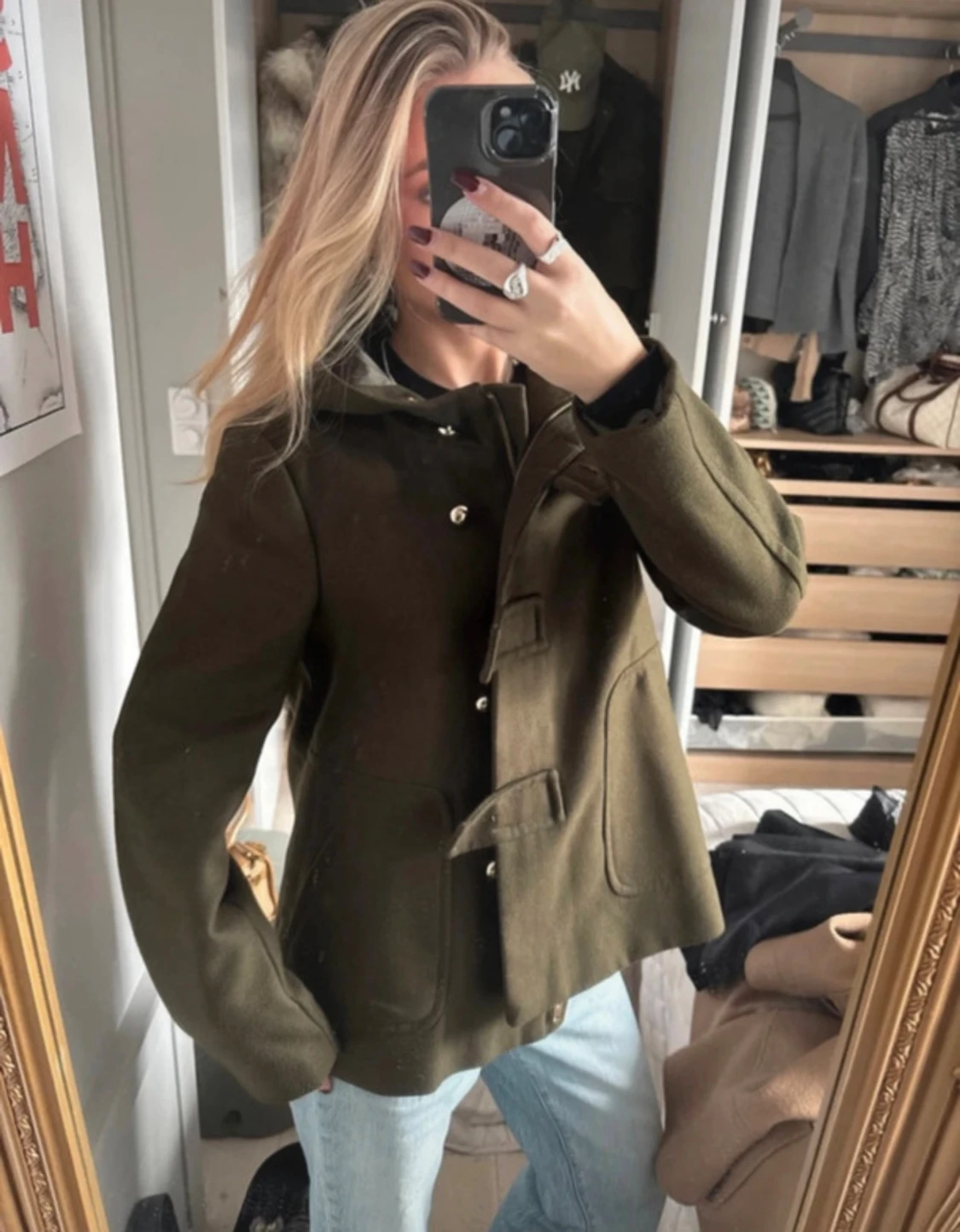 Olivgrön jacka