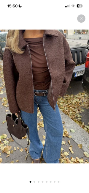 brun jacka - helt ny jacka från nakd i storlek 34! 