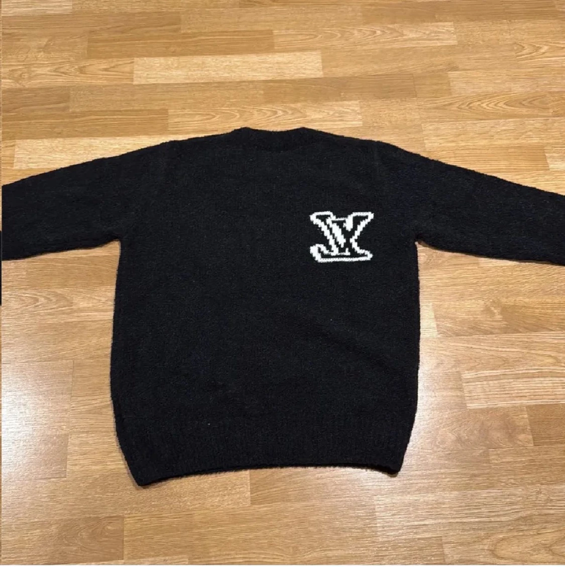 Svart stickad tröja Louis Vuitton - 1