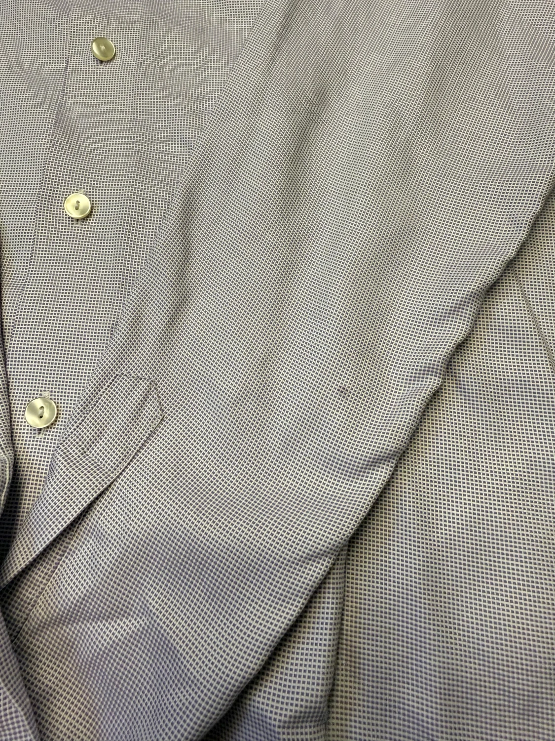 Ljus rutig skjorta från Eton - 4