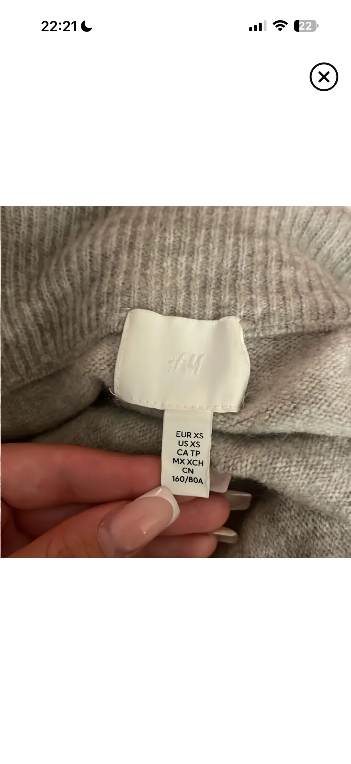 Beige offshoulder stickad tröja H&M - 3