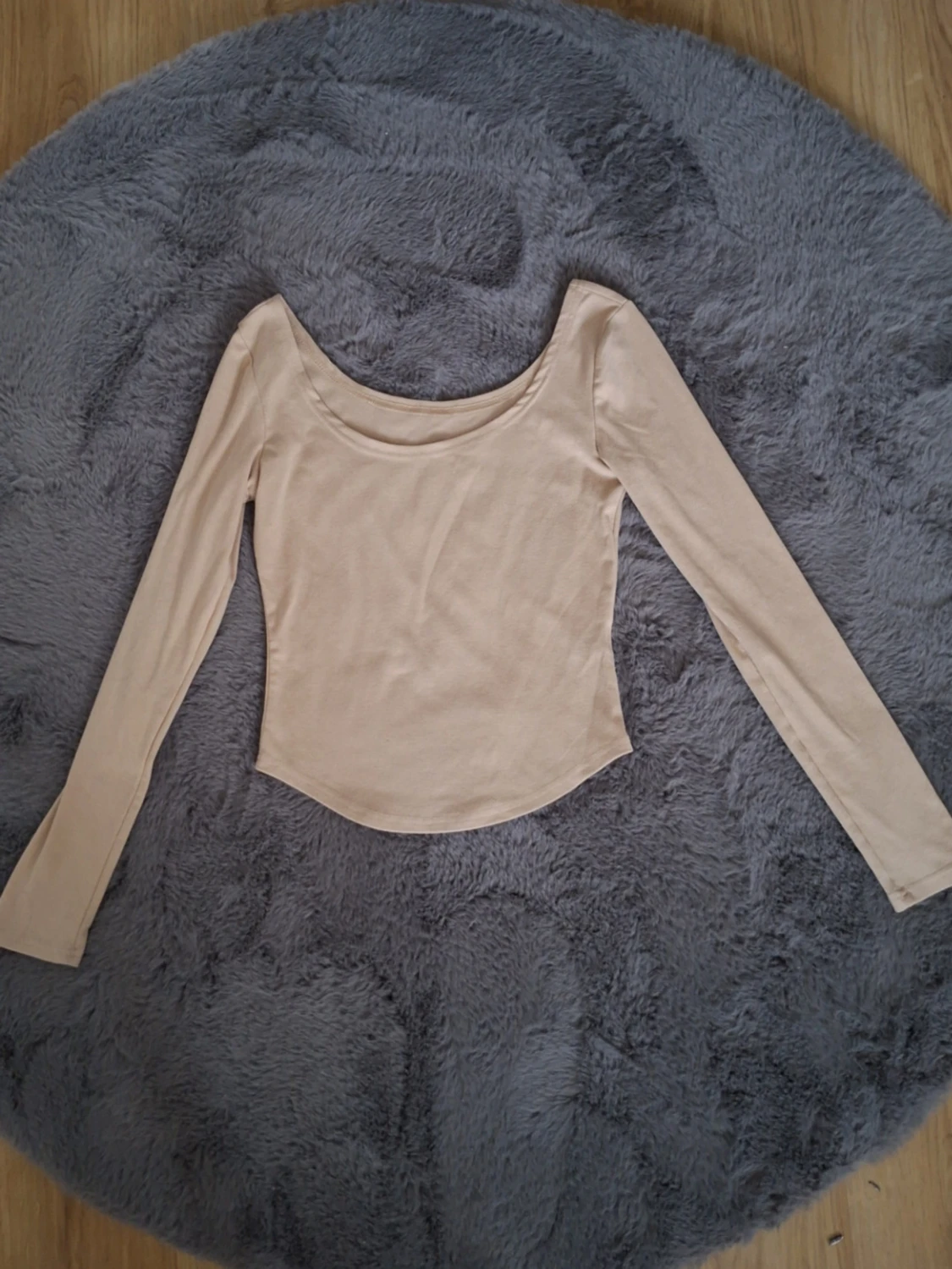 Beige långärmad topp från Dazy - 1