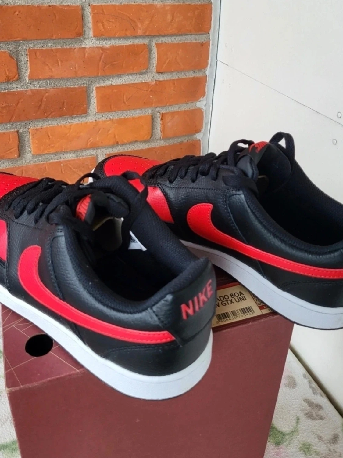 Nike Court Vision sneakers svart/röd 42 - 2