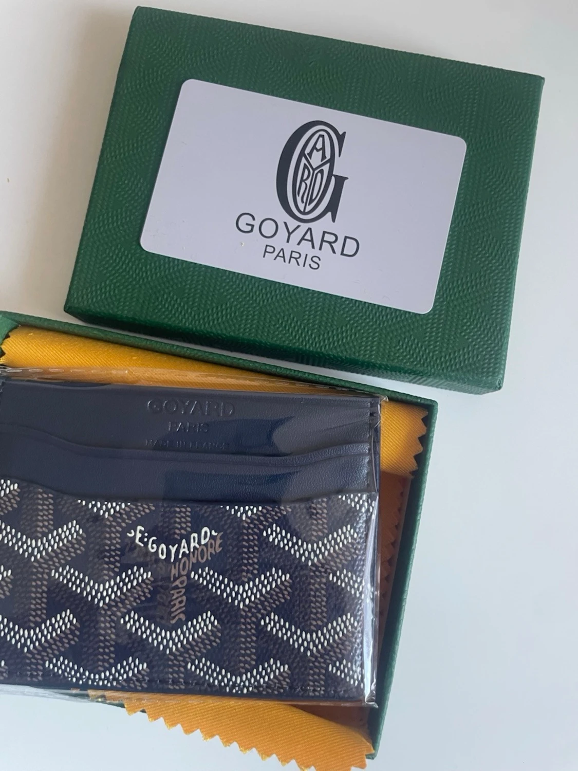 Blå plånbok med mönster - 4