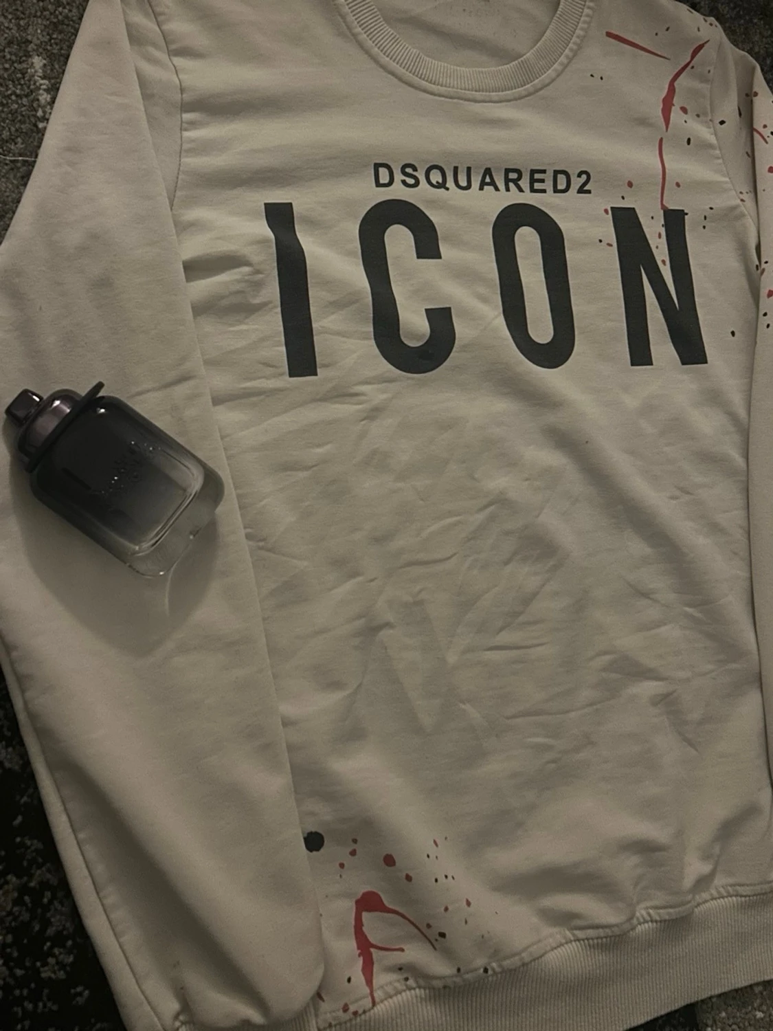 Vit sweatshirt från Dsquared2 ICON - 1