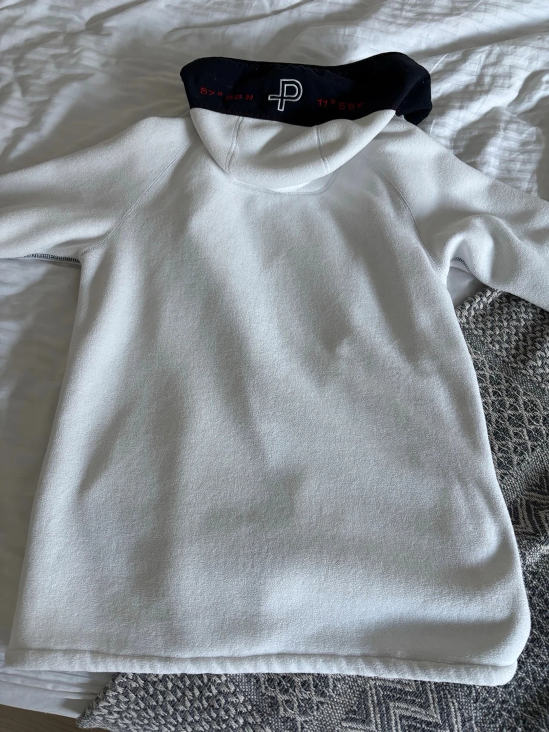 Vit fleecejacka från Pelle P - 5