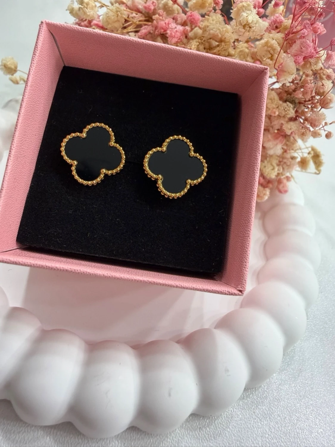 Fyrklöver-örhängen