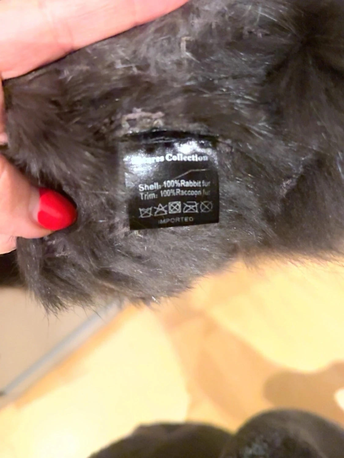 Mörkbrun pälsväst från Natures Collection - 3