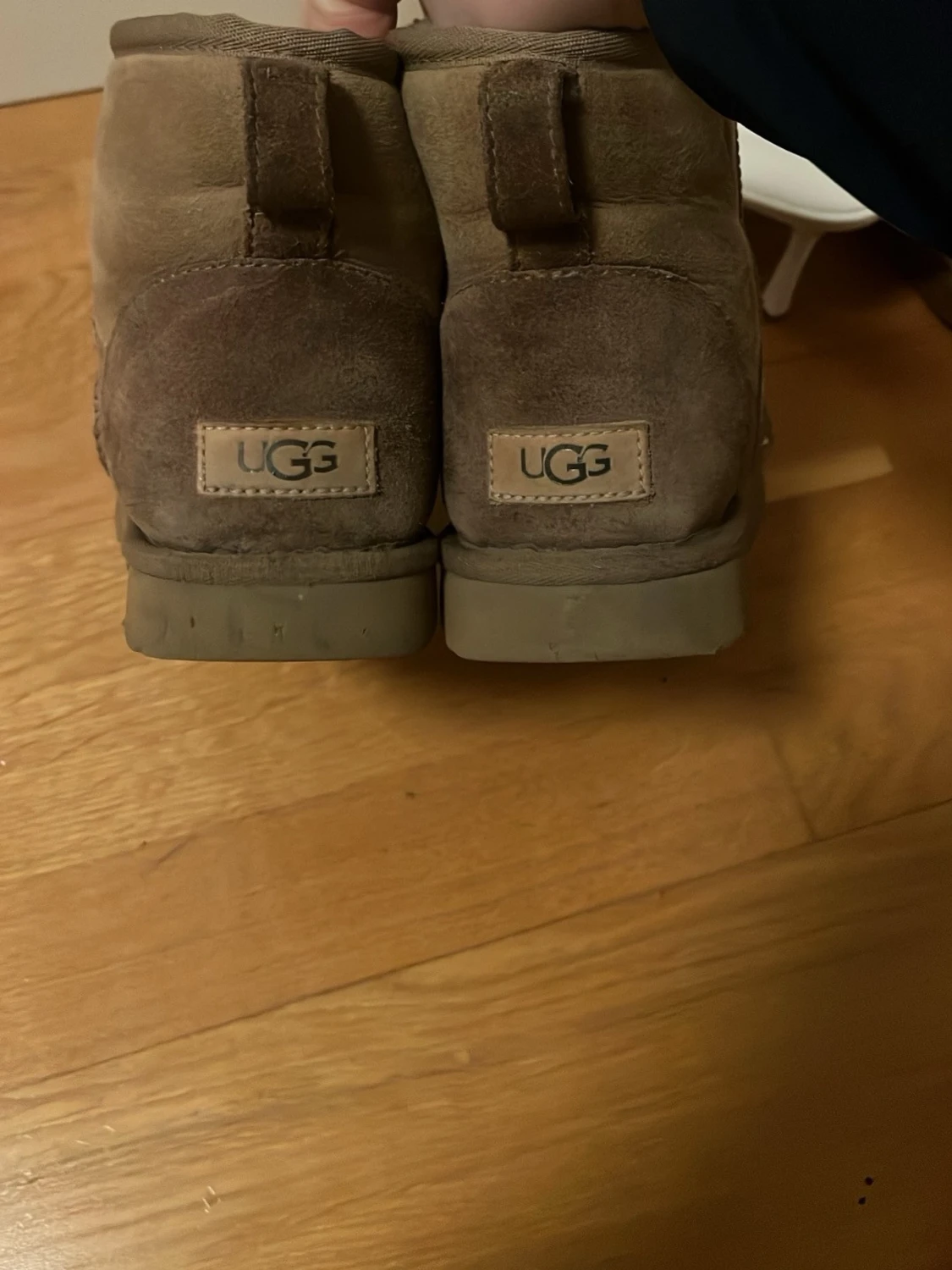 Bruna UGG boots i mocka - 2