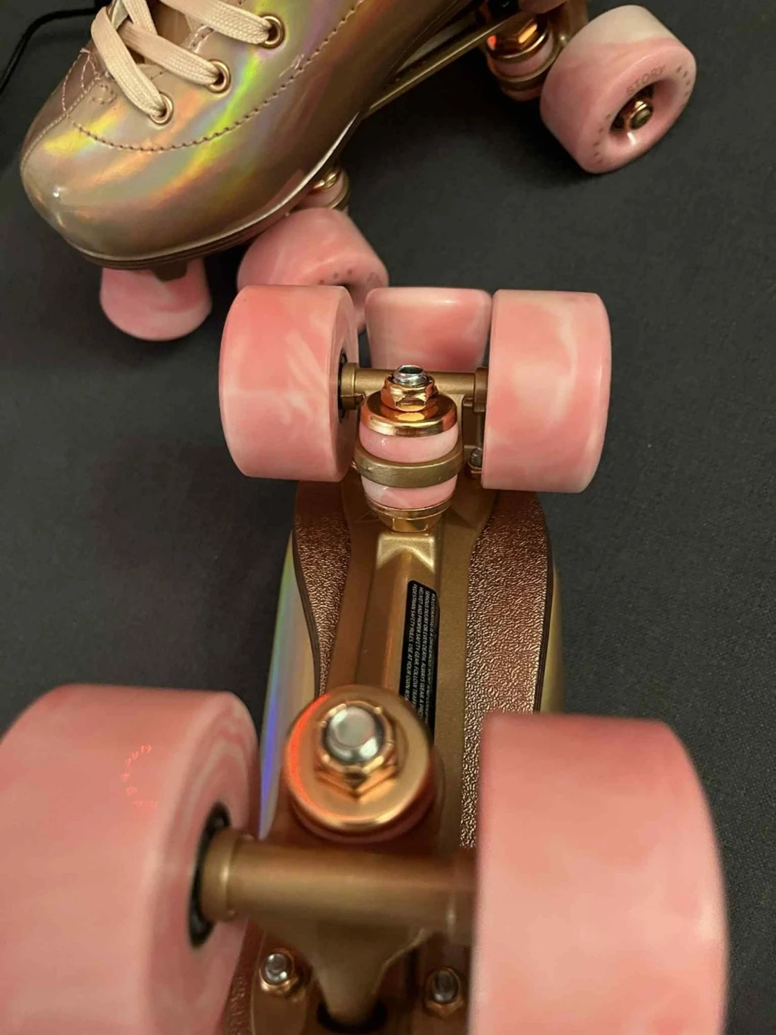 Story Glacier Shiny Gold rullskridskor 39 - 1