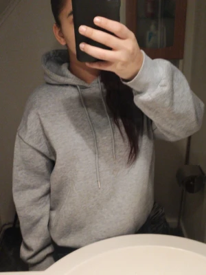 Grå hoodie  - Snygg grå hoodie som är super skön men för liten för mig. Inga defekter. 
