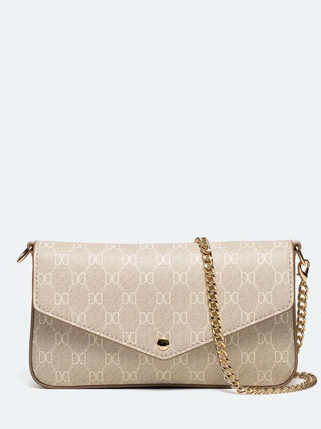 Beige axelväska från Don Donna