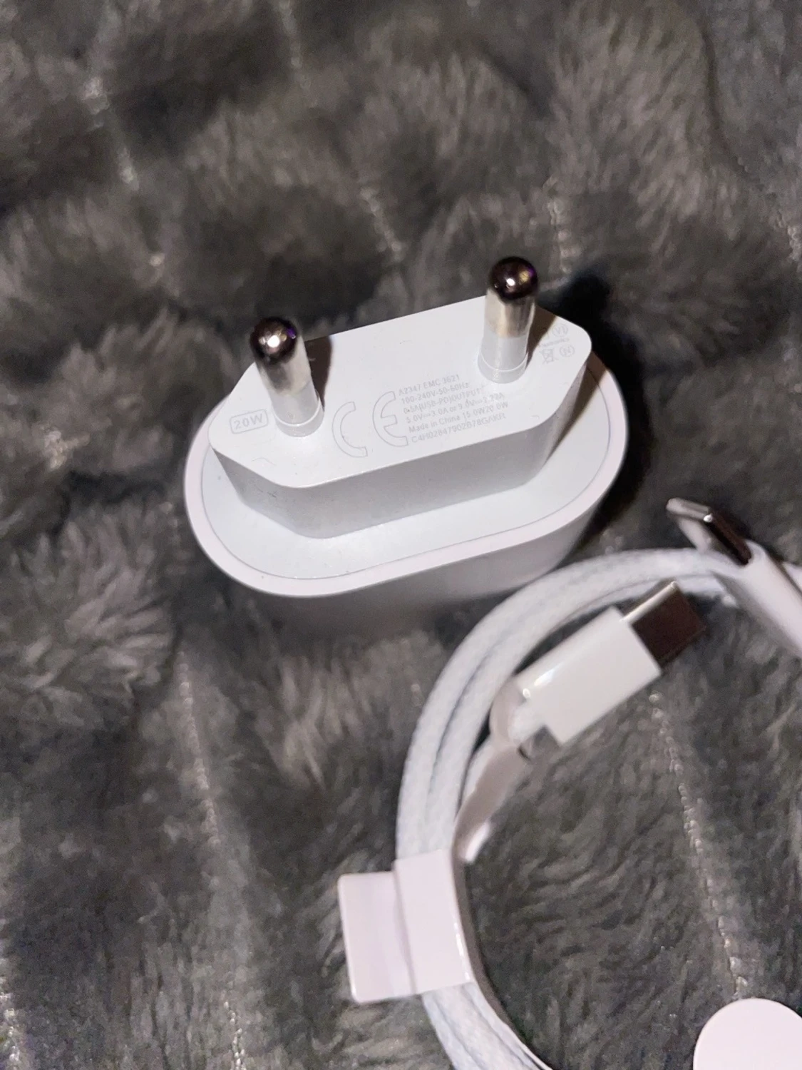 USB-C till USB-C + Adapter (20W) - 1