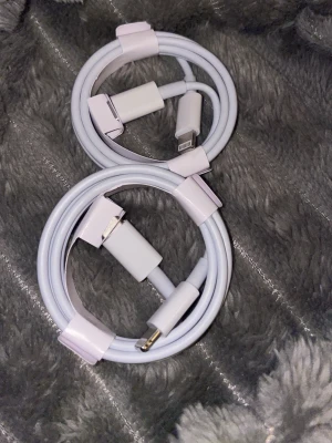 Snabbladdare iPhone, 2st - USB-C till Lightning 20W, ca 1m Passar iPhone 5–14