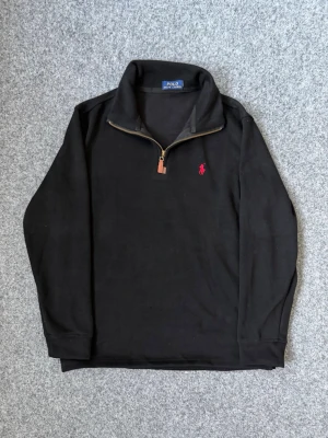 Ralph Lauren polo black quarter zip sweater - Size M, true to size. Brand new