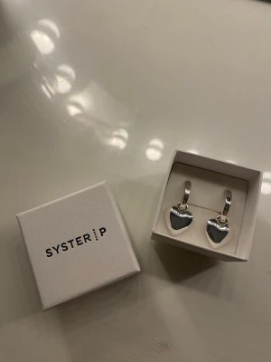 Örhängen - Silvriga örhängen köpta på vinted. Aldrig kommit till användning därav säljer jag vidare. Rengjorda och redo att skickas. Vet inte vilket märke men fick dom i en syster P ask. Tveka inte på att höra av dig om du har funderingar kring något!🫶🏻