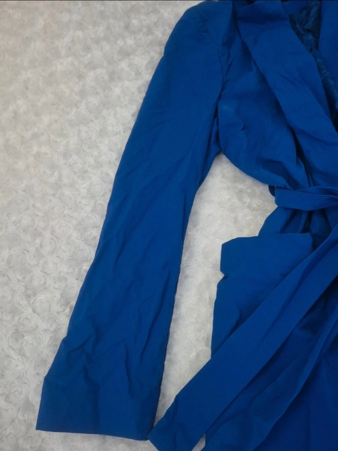 Blå trenchcoat från Bialcon, strl 40 - 6