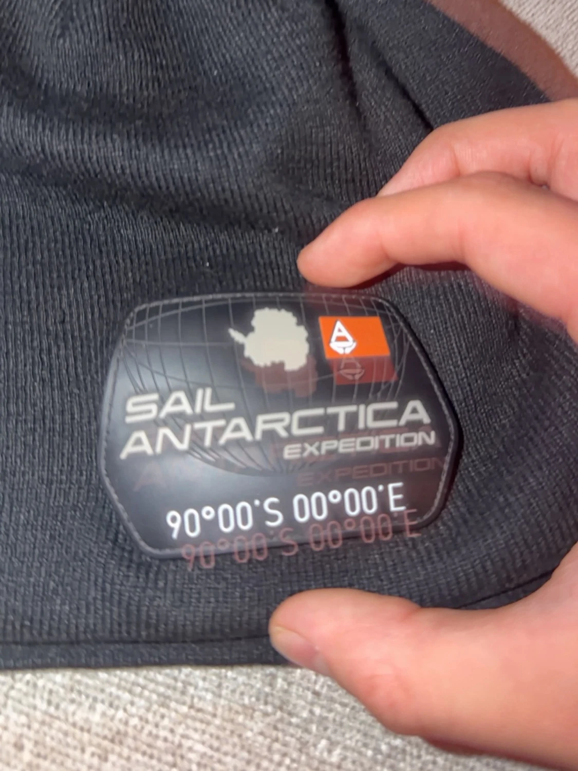 Svart Sail Antarctica Expedition mössa