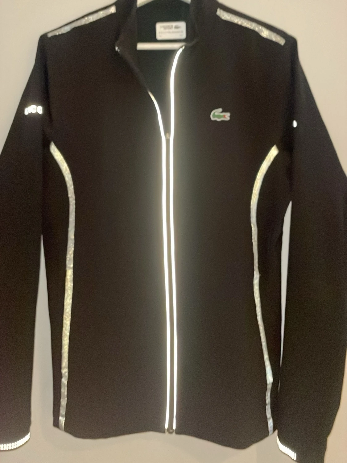 Svart Lacoste Sport vindjacka Novak Djokovic - 2