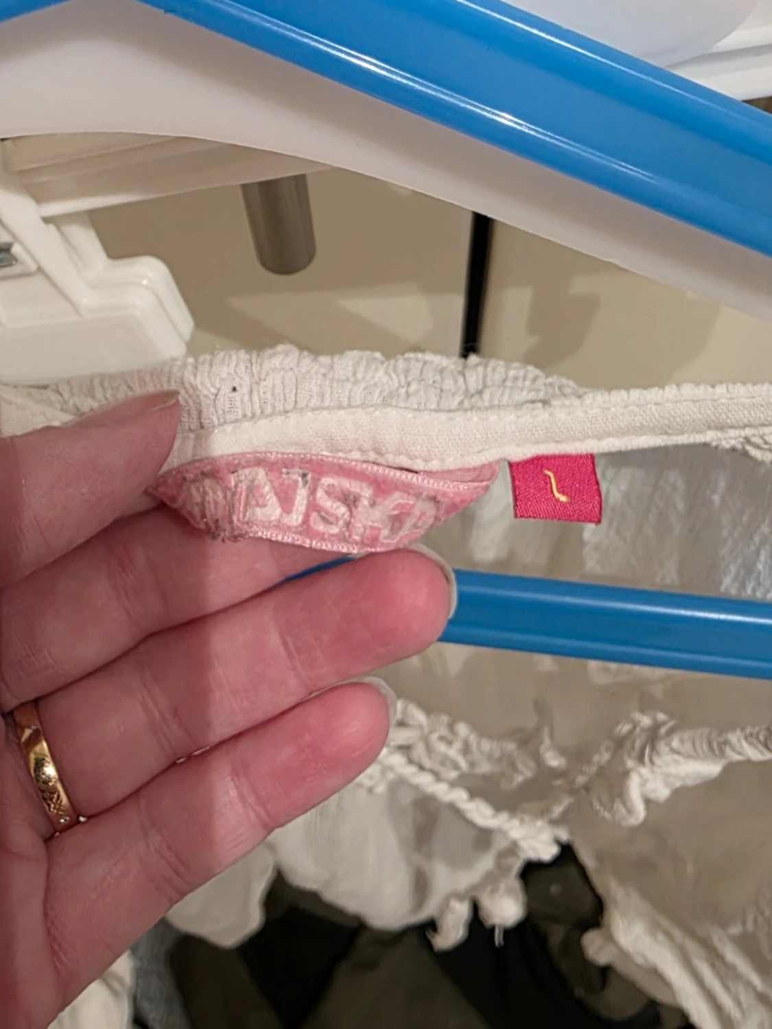 Vit indiska blus L  - 2