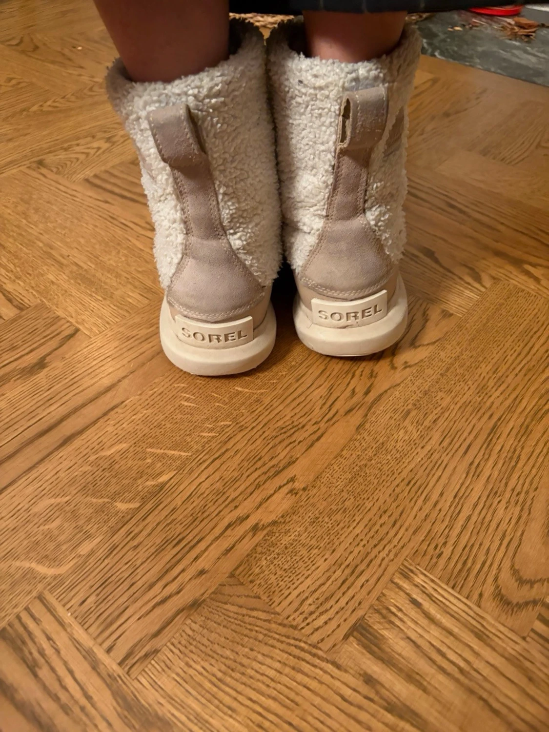 Beige vinterboots från Sorel - 2