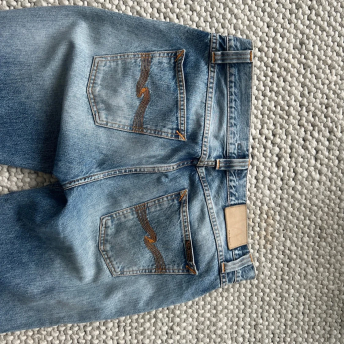 Blå jeans från Nudie Jeans straight fit - 1