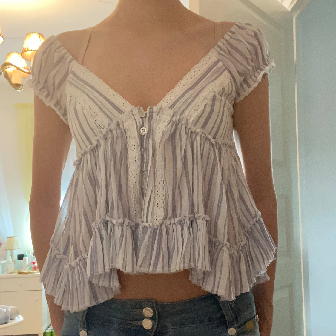 Randig blus från Kimchi Blue S