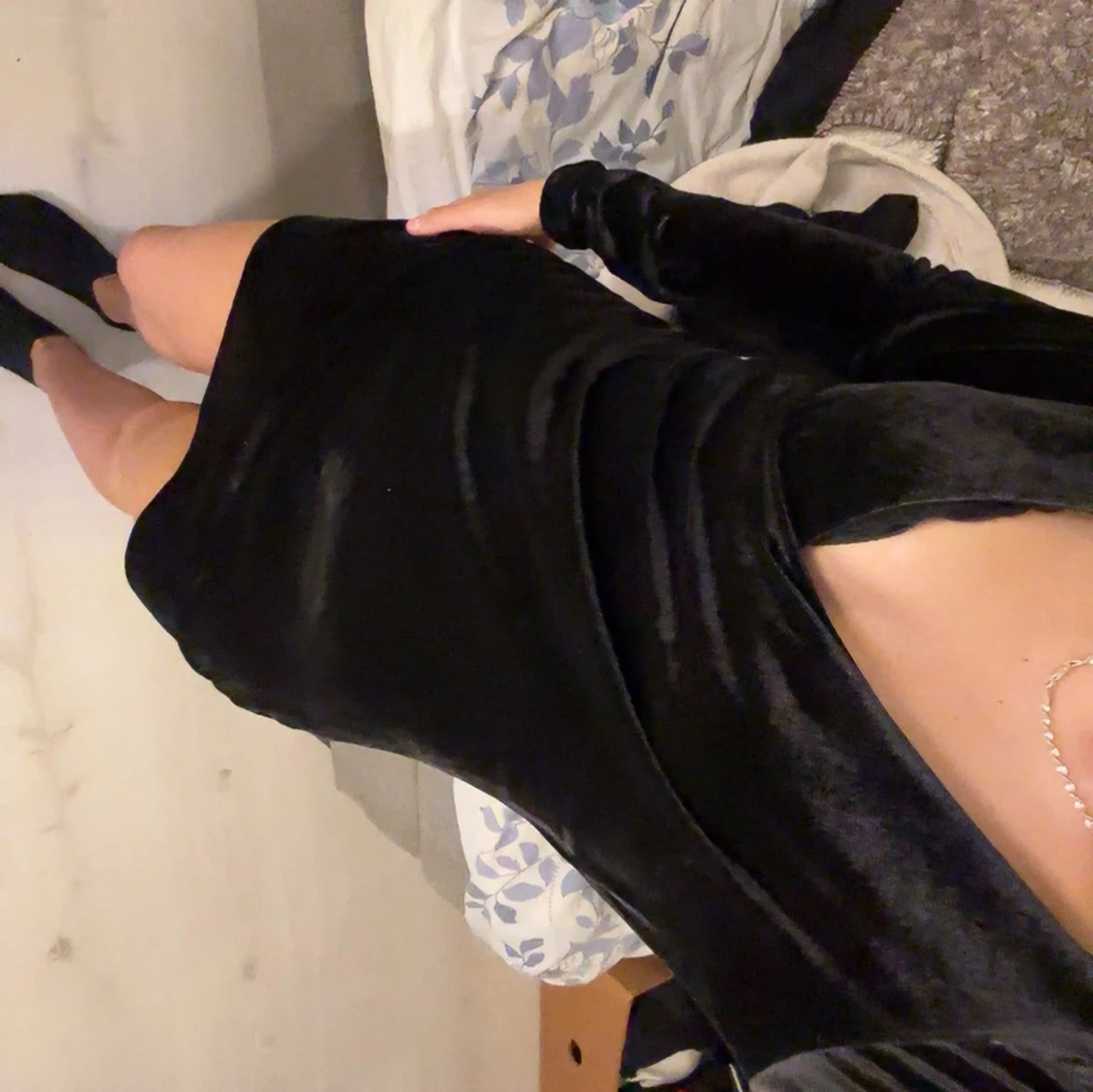 Samett klänning - 1