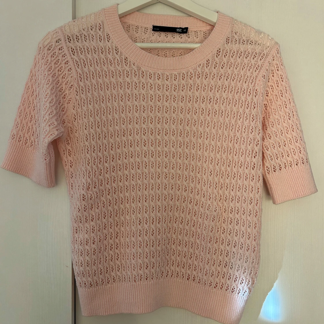 Ljusrosa stickad topp från 157 - 1