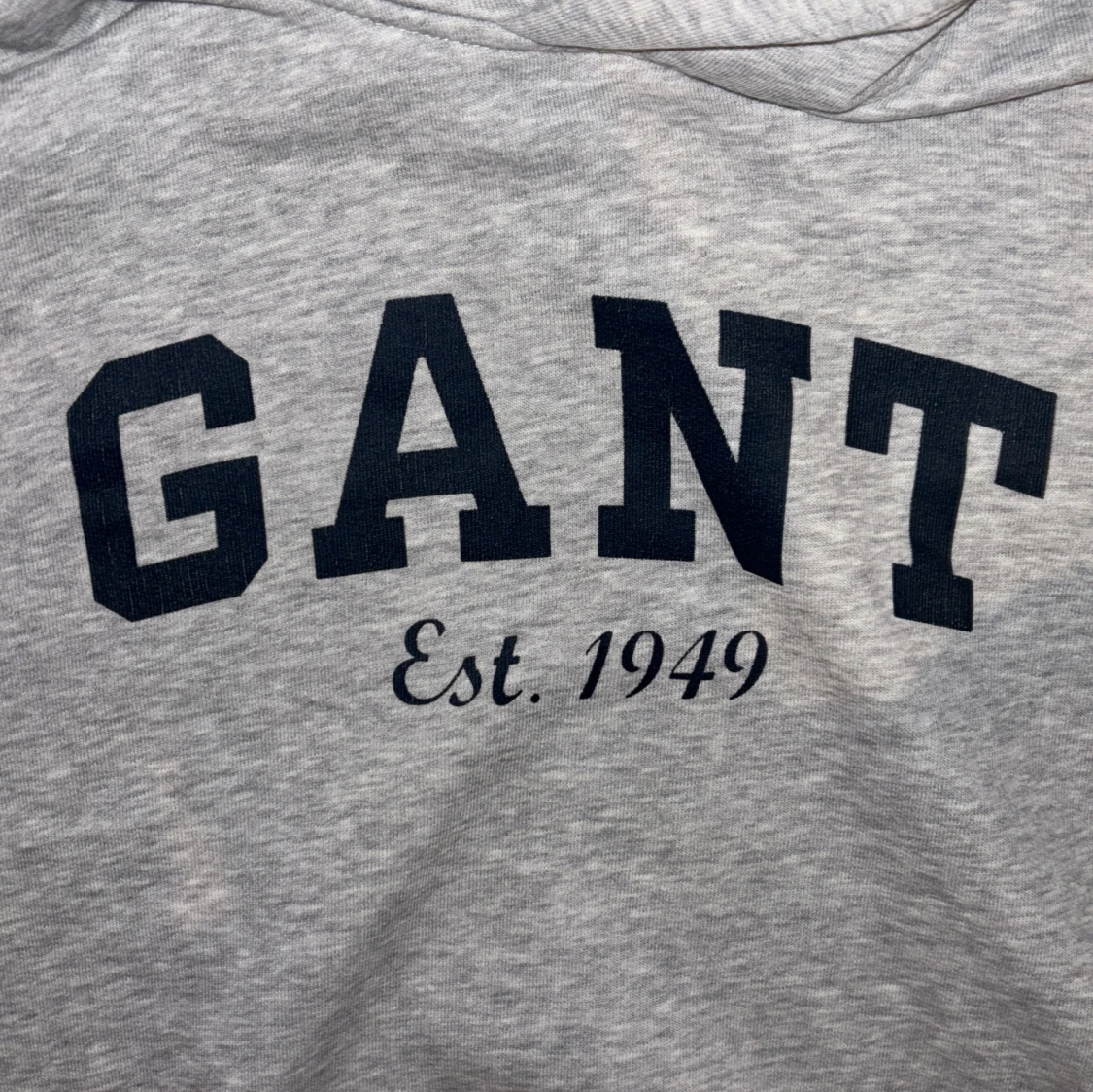 Grå hoodie från GANT  - 3