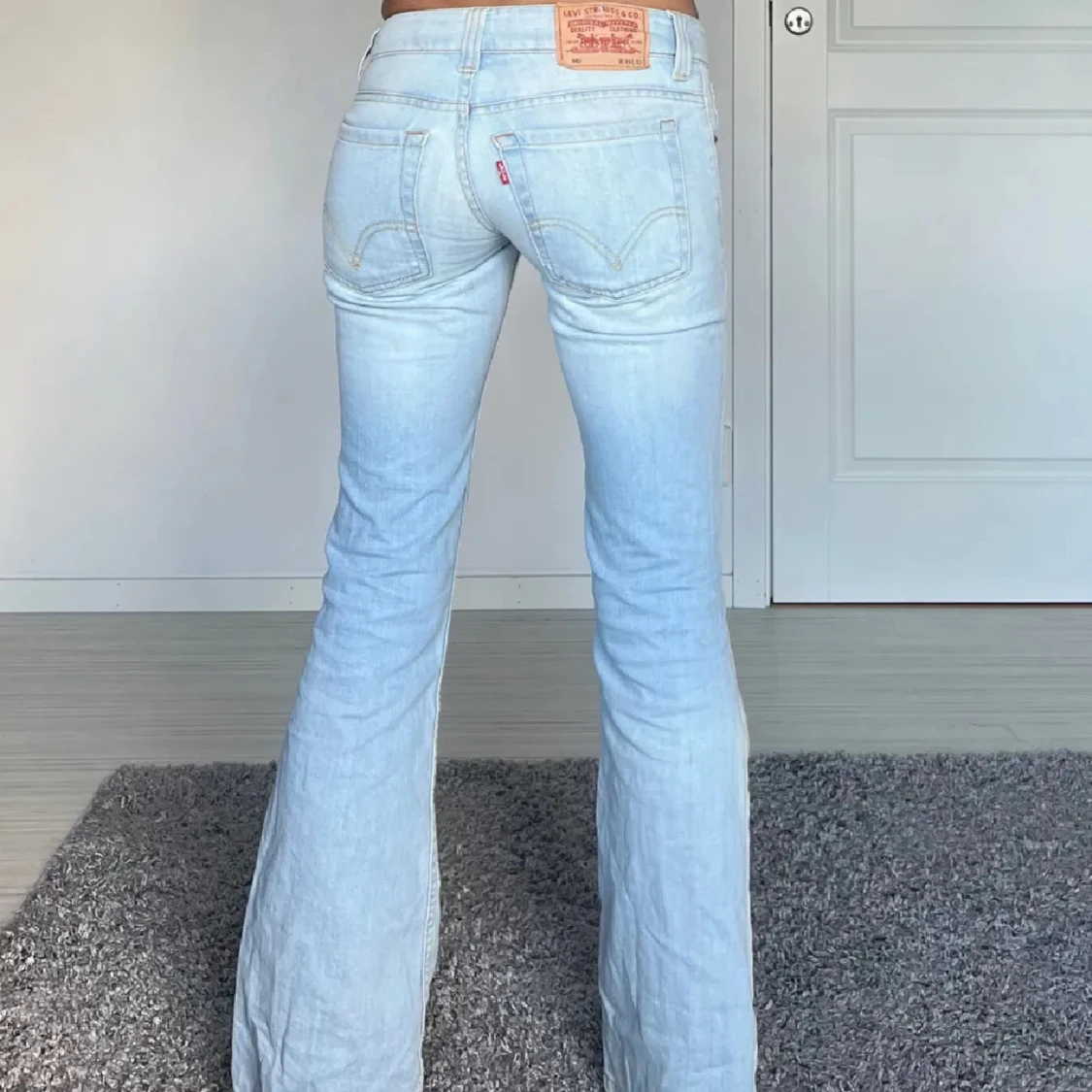 Levis 517 ljusblå bootcut jeans - 1