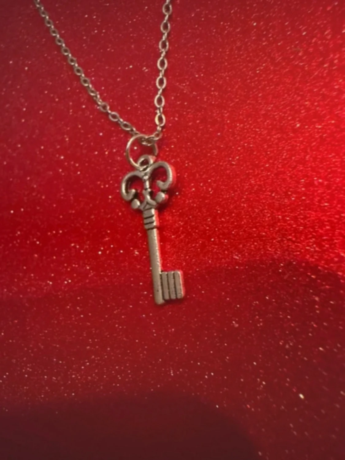 Silverhalsband nyckel - 2