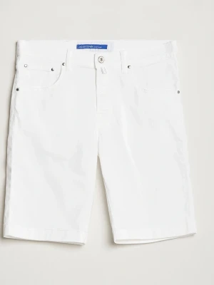Jacob Cohen - Jacob Cohen Nicolas Cotton Twill Shorts vita, i mycket bra skick!