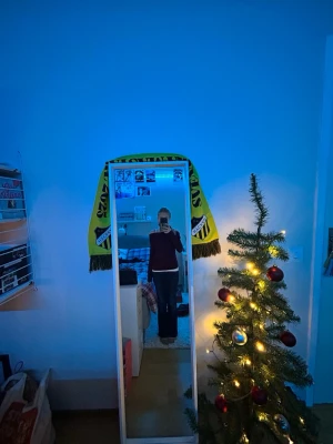 Vinröd offshoulder tröja Gina Tricot - Säljer en vinröd offshoulder topp från Gina Tricot i storlek 146/152. Toppen har långa ärmar och en tight passform som sitter snyggt över axlarna. Perfekt för dig som gillar en stilren och trendig look. Om man undrar efter fler bilder eller har fler frågor är det bara att höra av sig. Priset kan diskuteras och köparen står för frakten❄️💗🥂🛍️