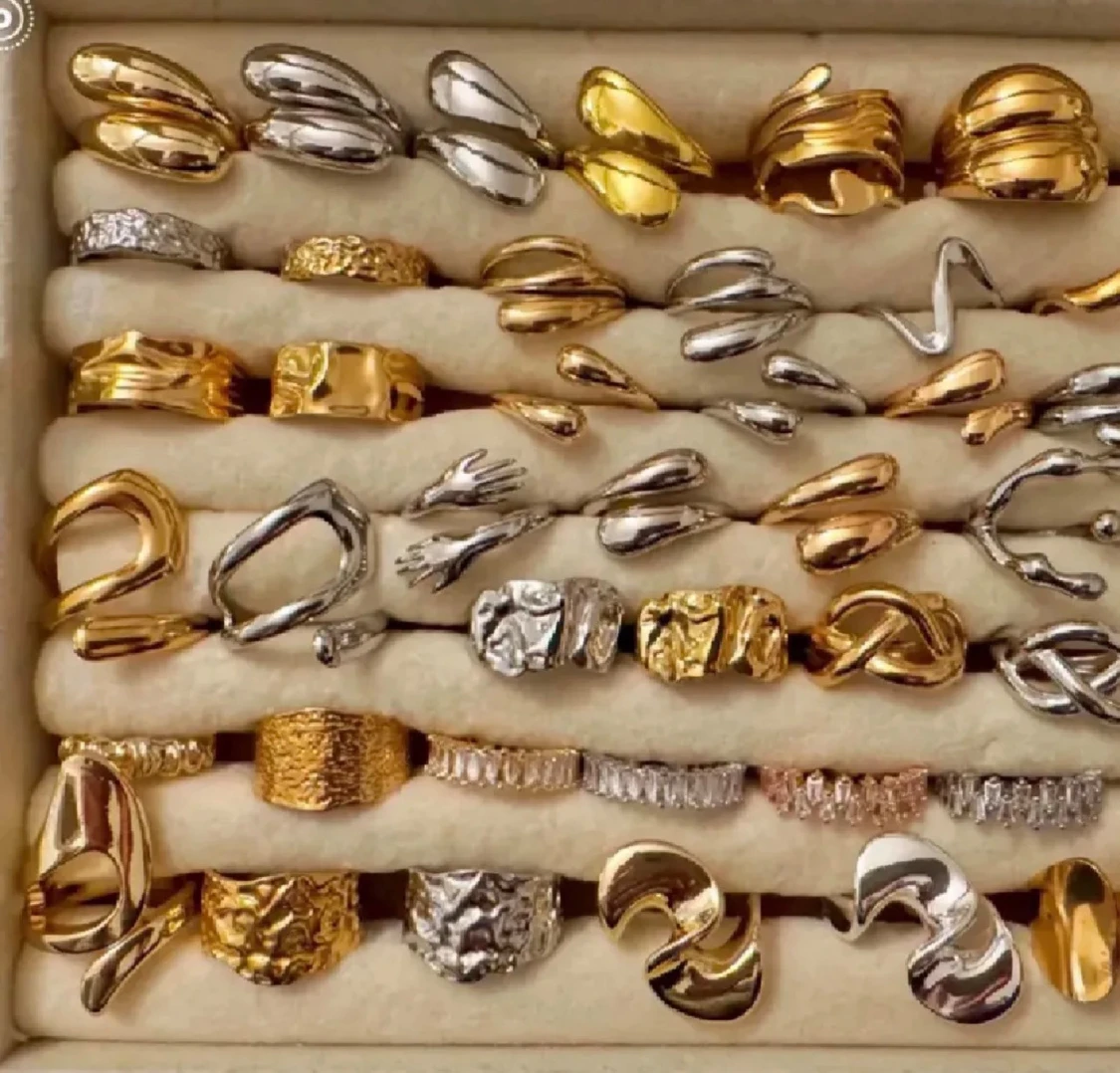 Helg Erbjudande! Köp 4 få 2 slumpmässigt ringar på köpet! - 1