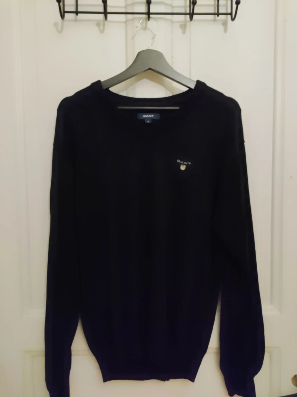 Svart stickad tröja från GANT