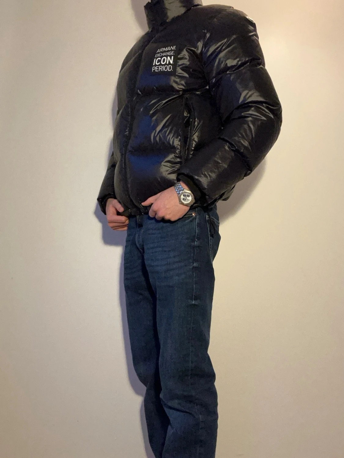 Svart pufferjacka från Armani Exchange - 1