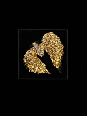 Guld ring  - GRATIS GÅVA MED VARGE ORDER!! Supertrendig stockholmsstil tjejer, ring guld. Vinter ring smycke. Gjord av mässing stål, jag svarar och skickar alltid snabbt!